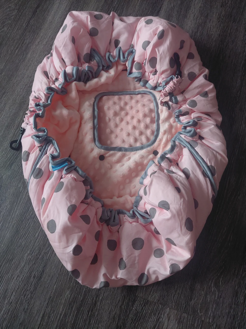 Pink Polka Dot Infant Carry Nest